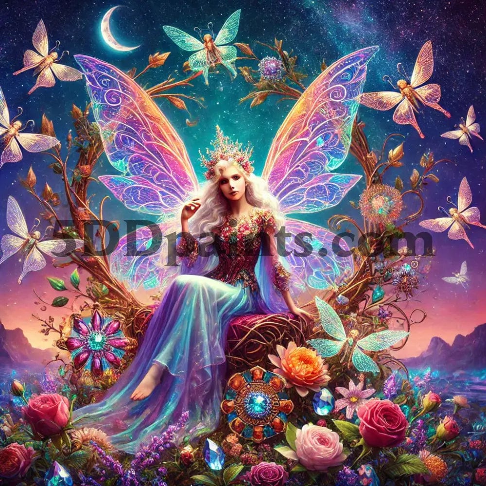 Amazello arts and crafts kit 5D Diamond Painting Fairy Queen