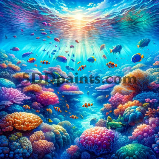 5D Diamond Painting Great Barrier Reef Arts And Crafts Kit