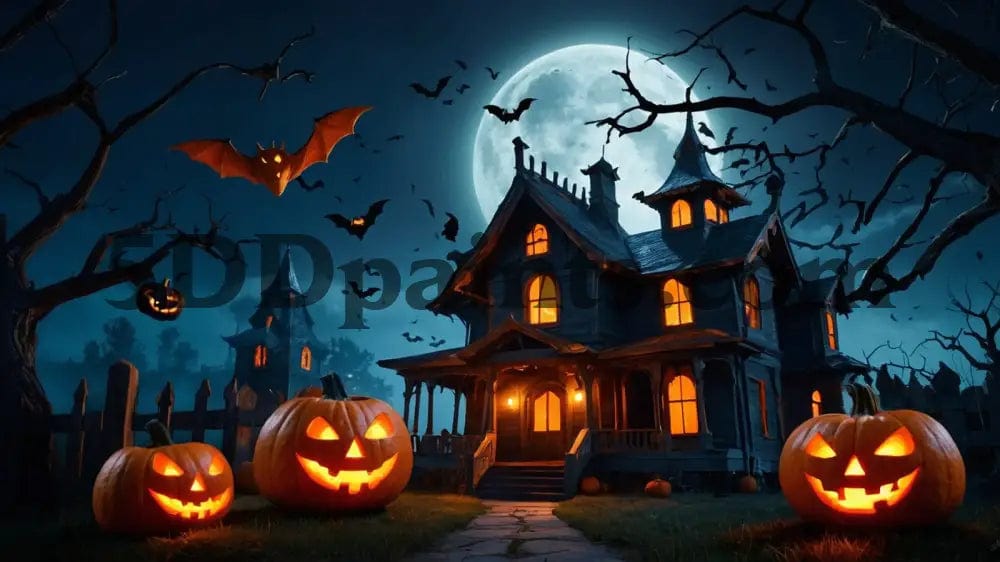 Amazello Art & Craft Kits 5D Diamond Painting Halloween Jack