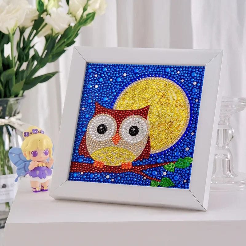 Amazello Art & Craft Kits AB005 / 15x15cm 5D Diamond Painting Kids Kits for 5 Years and older