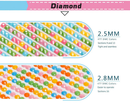 Amazello decoration 5D Diamond Painting Lion in the Snow