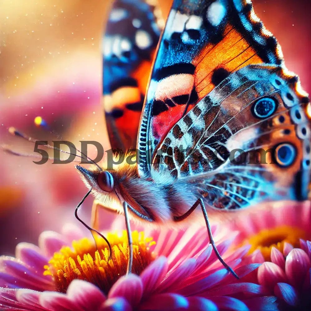 Amazello arts and crafts kit 5D Diamond Painting Lone Butterfly