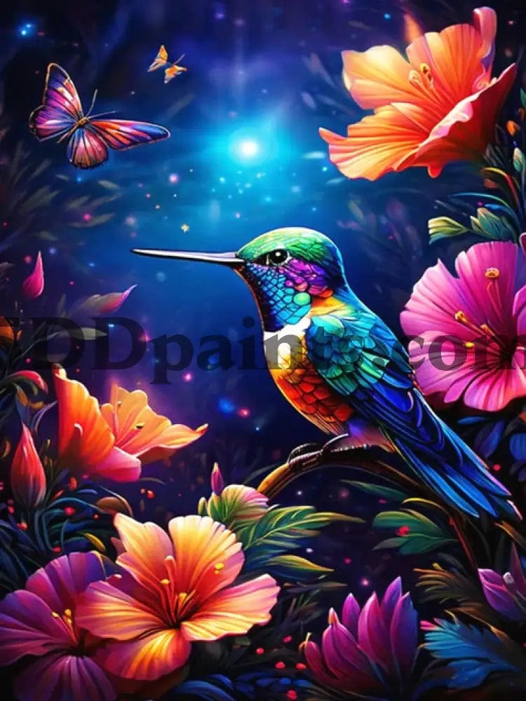 Amazello Art & Craft Kits Picture 2 / 20x30cmround 5D Diamond Painting Magical Bird Mini Collection