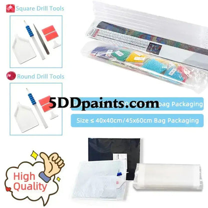 Amazello 5D Diamond Painting Magical Castle in the Forest