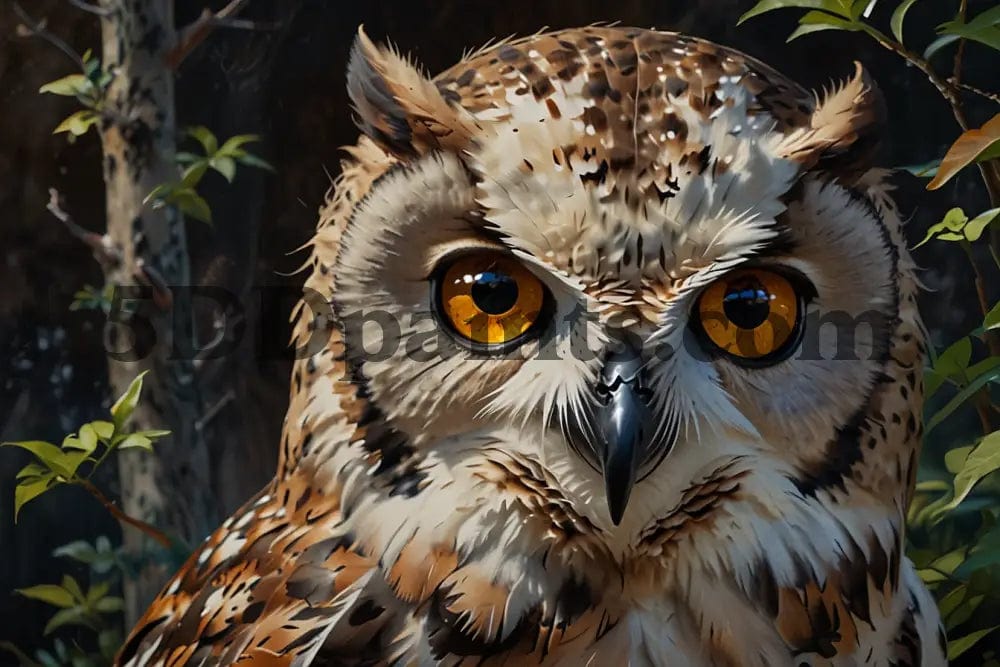 Amazello decoration 5D Diamond Painting  Majestic Owl **Exclusive Collection**