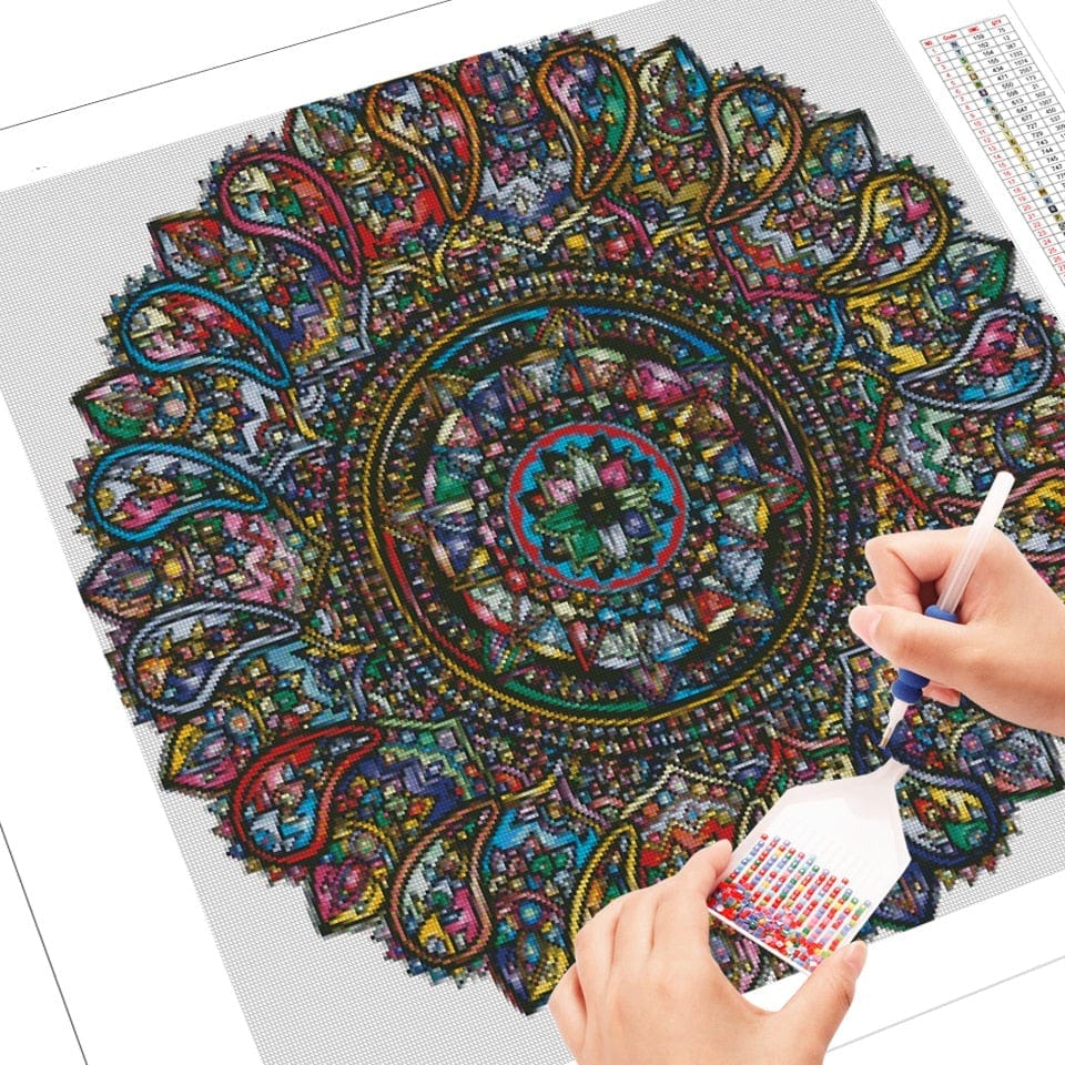 Amazello arts and crafts kit 5D Diamond Painting Mandala