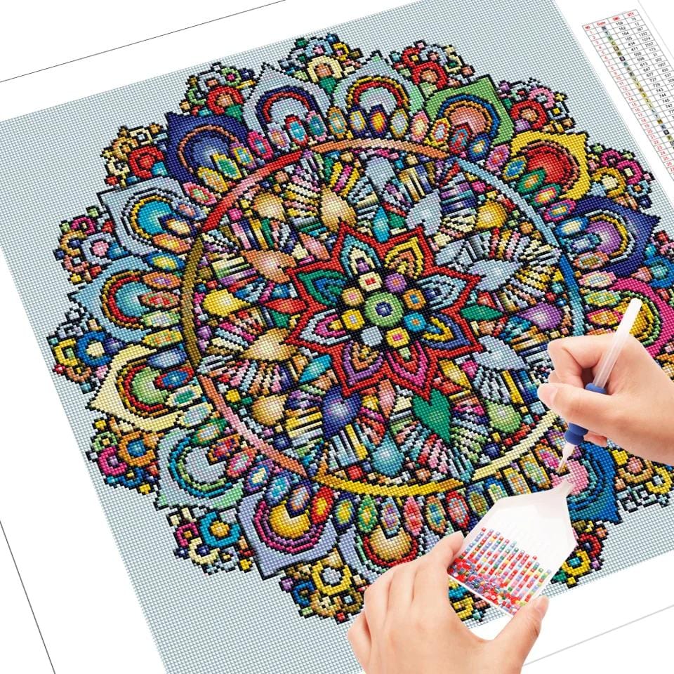 Amazello arts and crafts kit 5D Diamond Painting Mandala Mini Collection