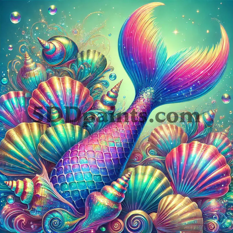 5D Diamond Painting Mermaid Tail Arts And Crafts Kit