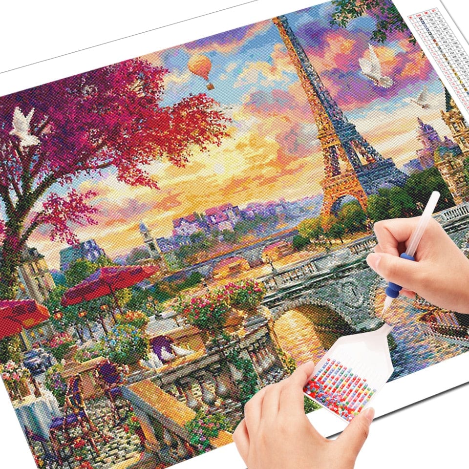 Amazello arts and crafts kit 5D Diamond Painting Moini Landscape Collection