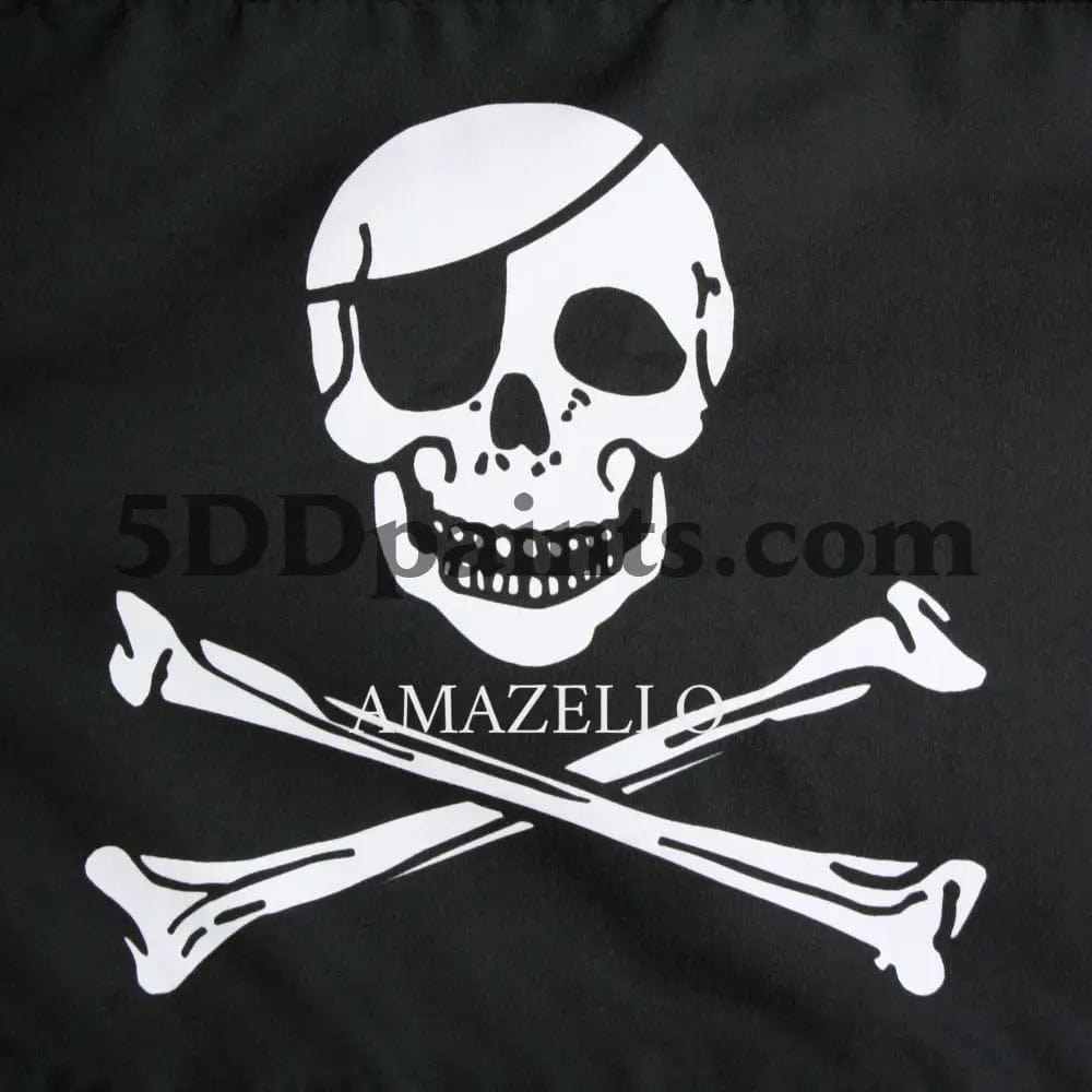 Amazello decoration 5D Diamond Painting Pirate Flag