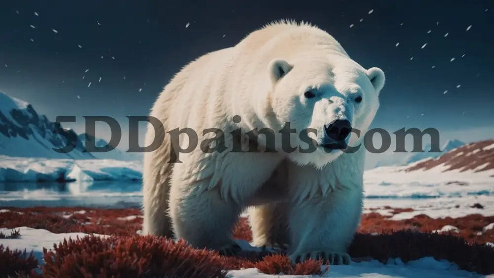 Amazello decoration 5D Diamond Painting Polar Bear