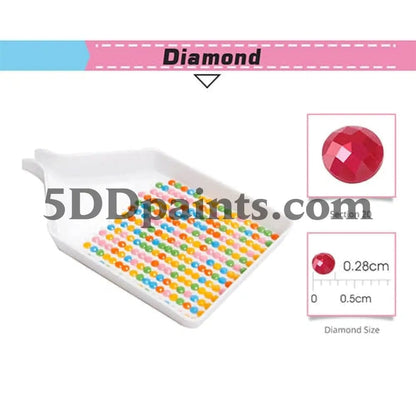 Amazello decoration Round diamond / 20x30cm 5D Diamond Painting Rainbow Swirl **Exclusive Collection**