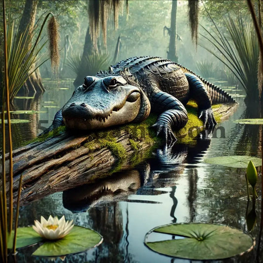 5D Diamond Painting Resting Alligator Arts And Crafts Kit