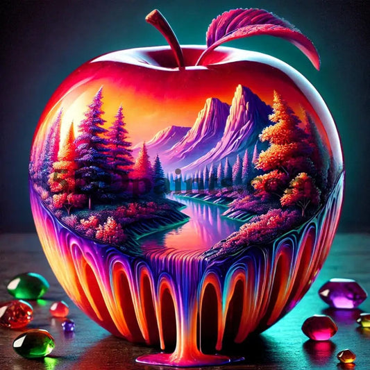 5D Diamond Painting Scenic Apple Arts And Crafts Kit