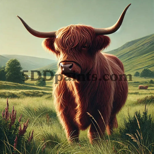 5D Diamond Painting Scottish Highland Cow Arts And Crafts Kit