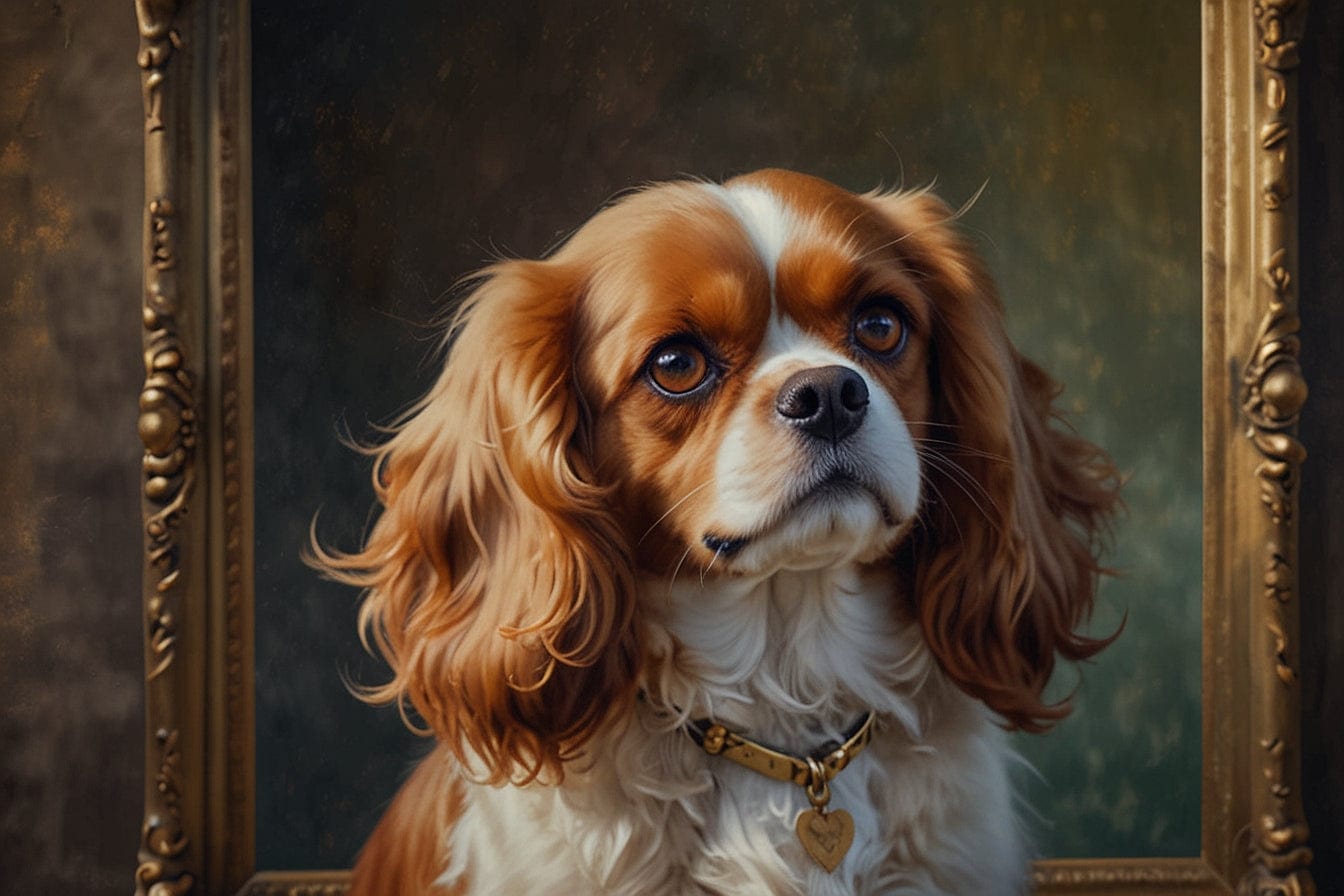 Amazello Art & Craft Kits Cavalier King Charles Spaniel / 20 x 30 square 5D Diamond Painting Small Dogs Mini Collection