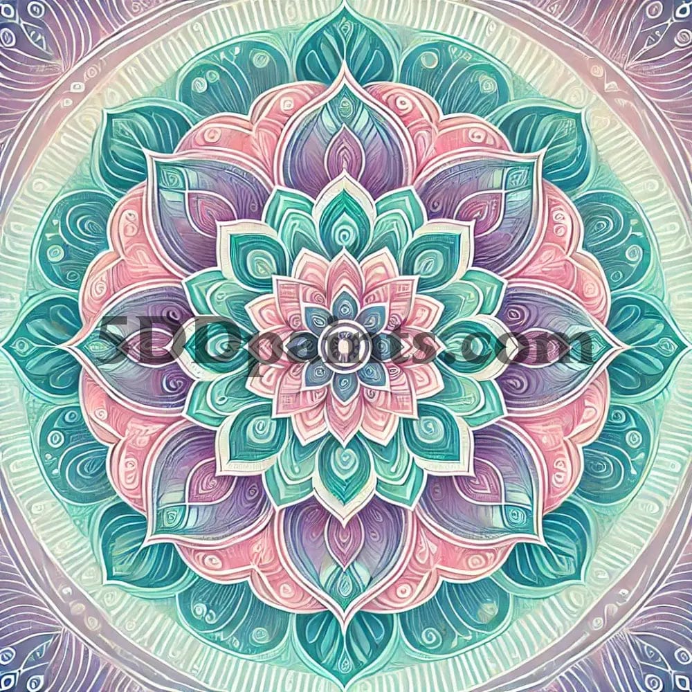 5D Diamond Painting Soft Mandala Arts And Crafts Kit