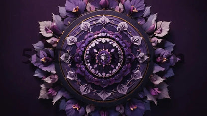 Amazello Art & Craft Kits 2 / 20 x 30 cm - square 5D Diamond Painting Spectrum of Serenity - Mandala