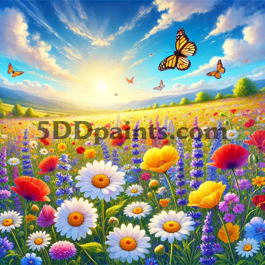 5D Diamond Painting Spring Flowers Arts And Crafts Kit