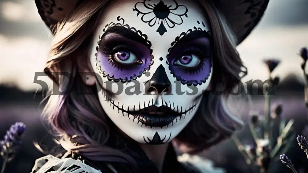 Amazello decoration 5D Diamond Painting Sugar Skull