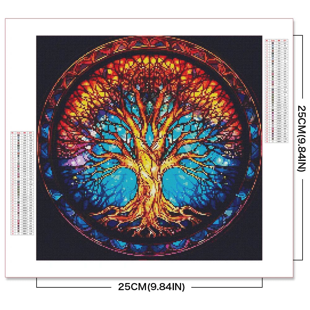 Amazello arts and crafts kit 5D Diamond Painting Tree of Life Mini Collection