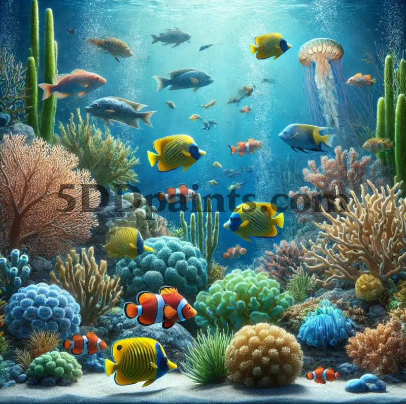 5D Diamond Painting Underwater Scene Art & Craft Kits