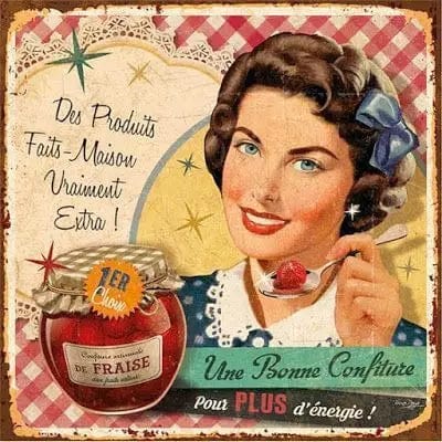 Amazello arts and crafts kit 1 / 30x30cm square 5d Diamond PaintingVintage Ads Wine Coffee Woman