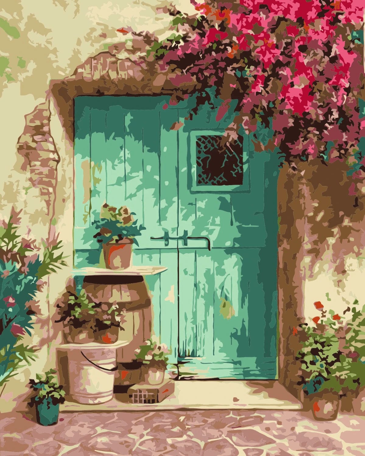 5DDpaints.com arts and crafts kit 5884 / 50x65cm no frame Scenic Paint by Numbers Collection – Choose from Serene Landscapes and Vibrant Floral Designs