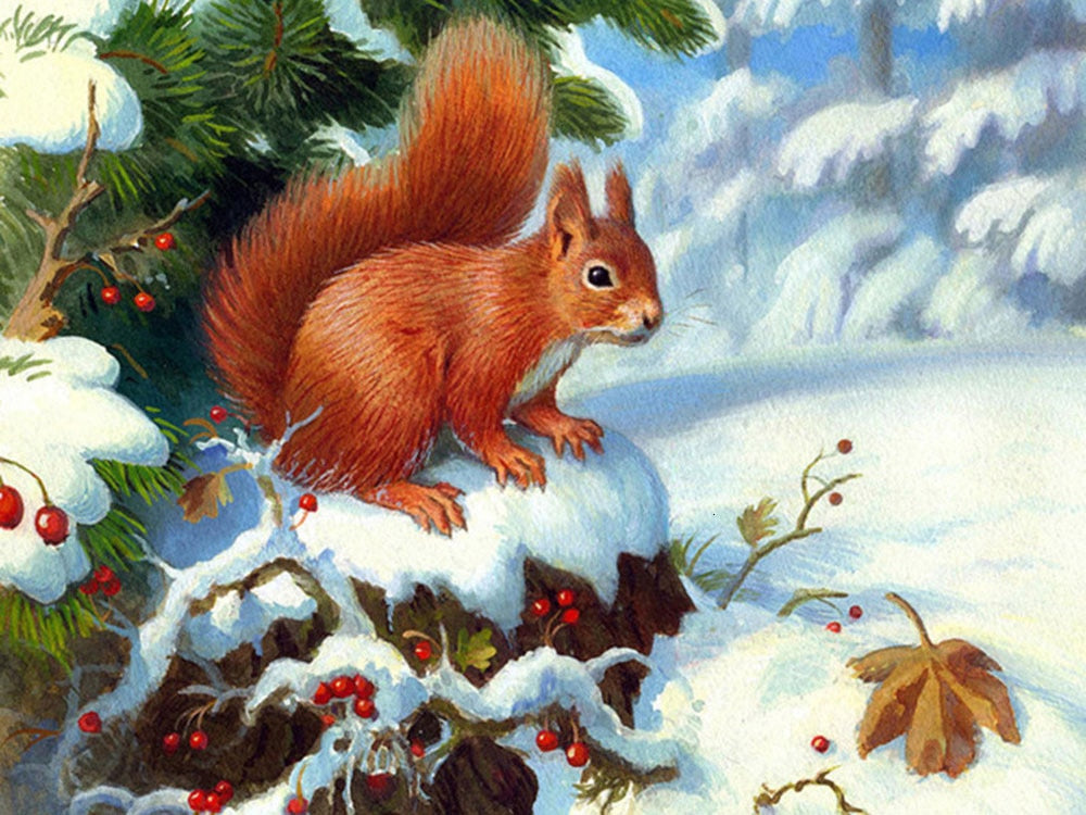 5D Diamond Painting Squirrels Mini Collection
