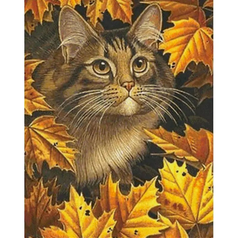 5DDpaints.com arts and crafts kit 995438 / 50x65cm no frame Whimsical Cats Paint by Numbers Collection – DIY Feline Art Kits