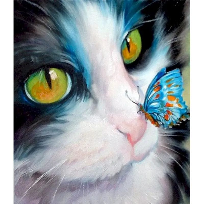 5DDpaints.com arts and crafts kit 997280 / 50x65cm no frame Whimsical Cats Paint by Numbers Collection – DIY Feline Art Kits