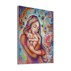 5D Diamond Painting Sparkling - Partial Drill Mother and Child