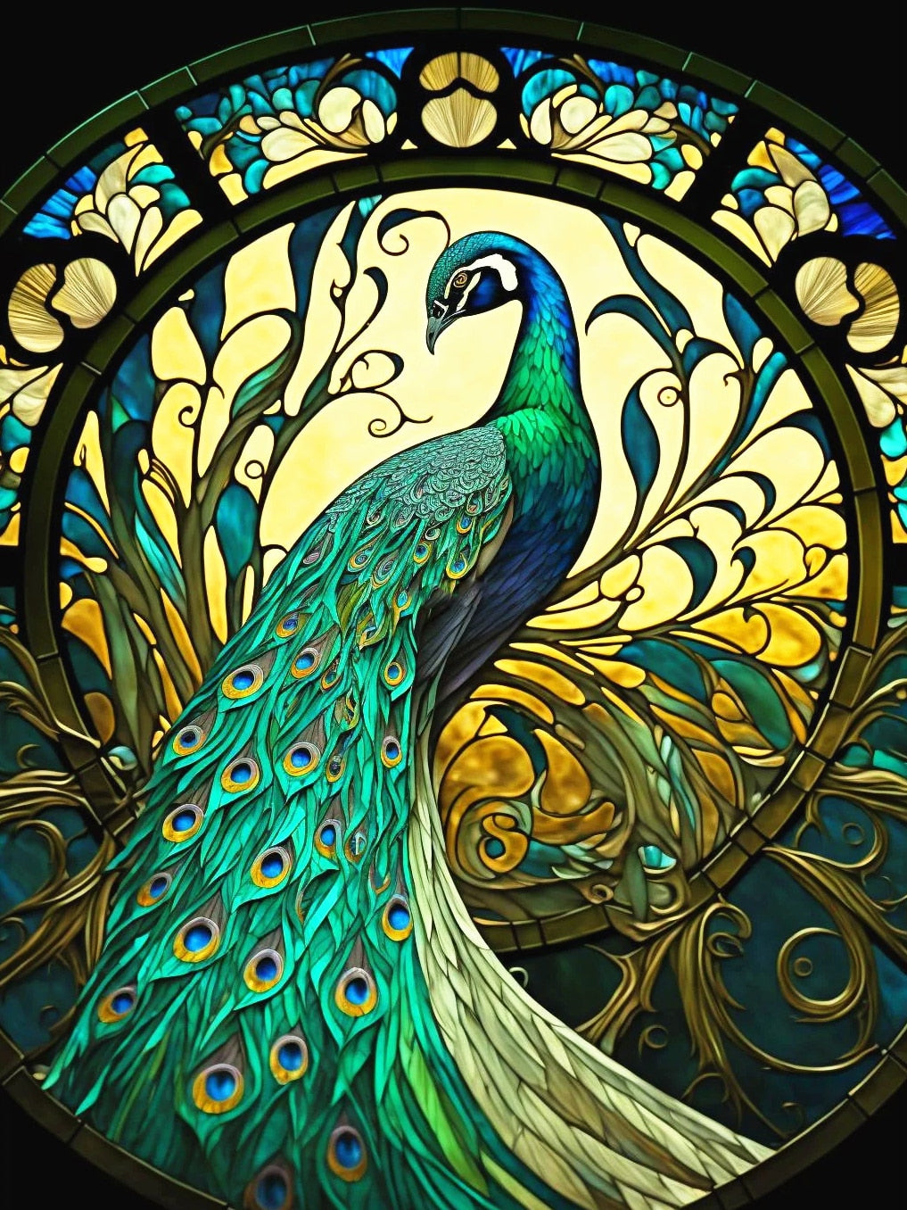 5D Diamond Painting Peacock Mini Collection