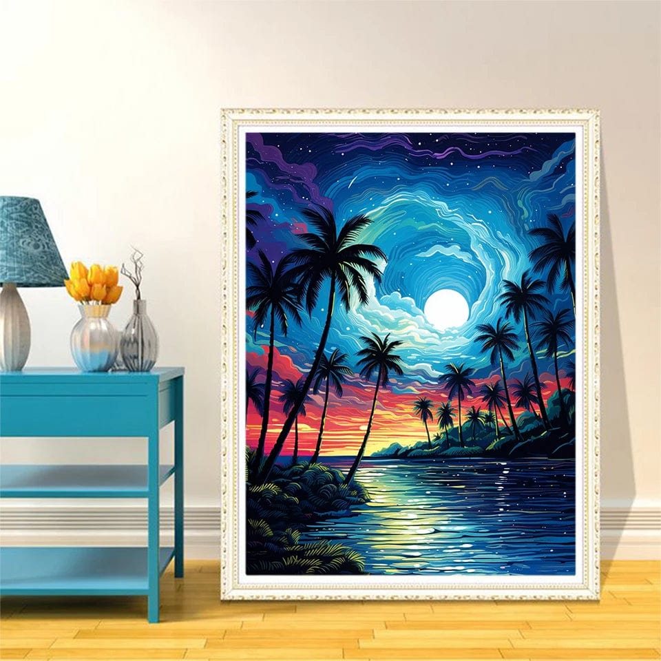 Amazello arts and crafts kit 5D Diamond Painting Tropical Dream