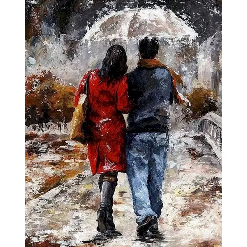 5DDpaints.com arts and crafts kit 99300 / 50x65cm no frame Romantic Moments Paint by Numbers Collection – DIY Canvas Art Kit