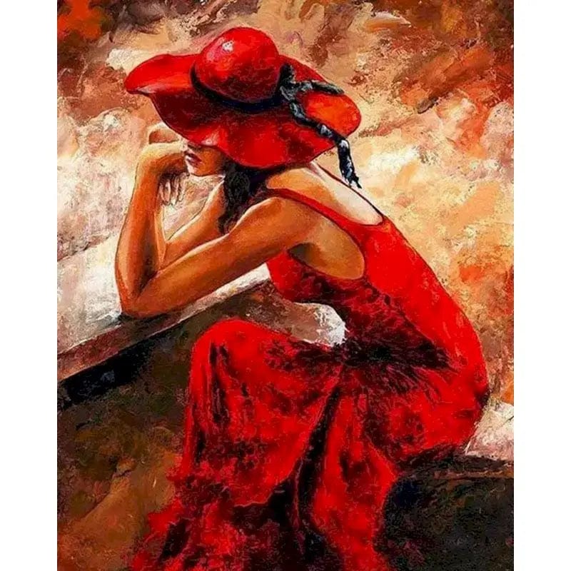 5DDpaints.com arts and crafts kit 99338 / 50x65cm no frame Romantic Moments Paint by Numbers Collection – DIY Canvas Art Kit