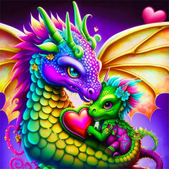 5D Diamond Painting Baby Dragon