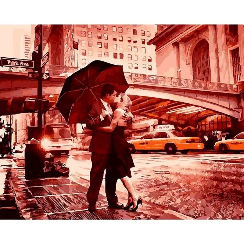 5DDpaints.com arts and crafts kit 99351 / 50x65cm no frame Romantic Moments Paint by Numbers Collection – DIY Canvas Art Kit