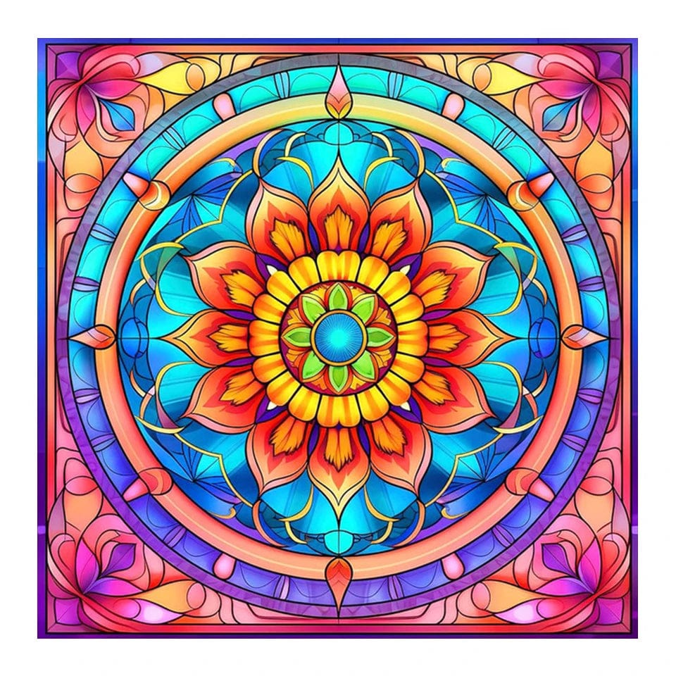 Amazello arts and crafts kit Ttaotao20230618O11 / 30x30cm square 5D Diamond Flower Mosiac