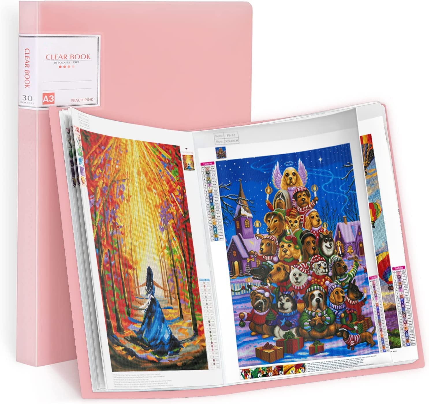 5D Diamond Painting Storage Book for 30 x 40 cm or smaller