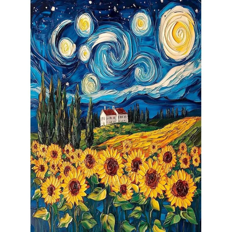 5DDpaints.com arts and crafts kit 9965974 / 50x65cm no frame Dreamscapes Paint by Numbers Mini Collection - Artistic Escapes for Your Canvas