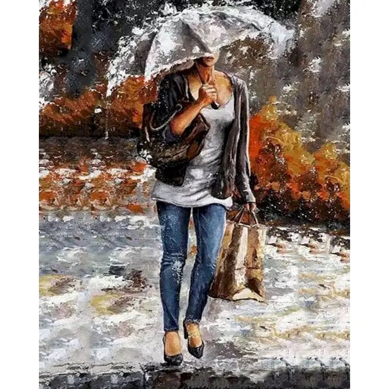 5DDpaints.com arts and crafts kit 99672 / 50x65cm no frame Romantic Moments Paint by Numbers Collection – DIY Canvas Art Kit