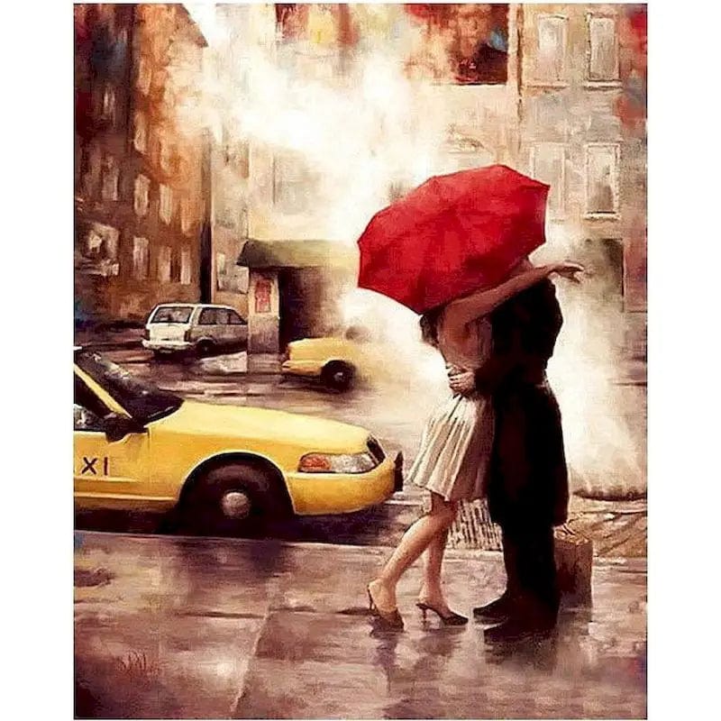 5DDpaints.com arts and crafts kit 99416 / 50x65cm no frame Romantic Moments Paint by Numbers Collection – DIY Canvas Art Kit