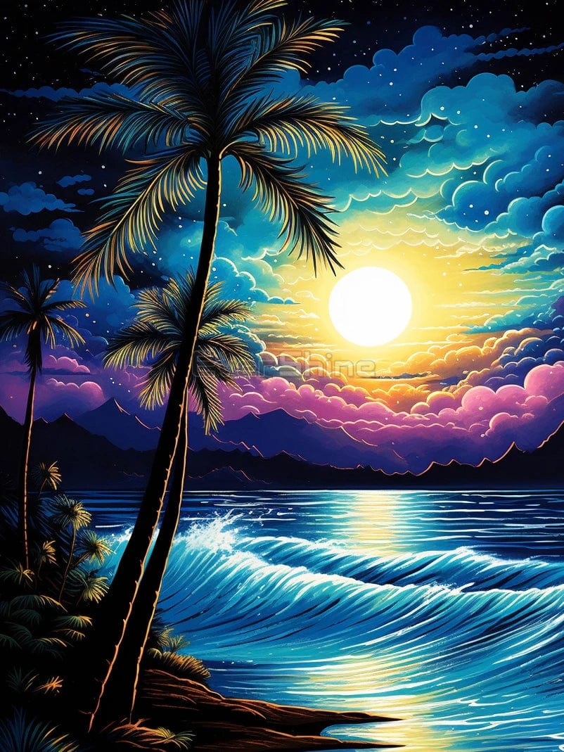 Amazello arts and crafts kit 5D Diamond Painting Tropical Dream