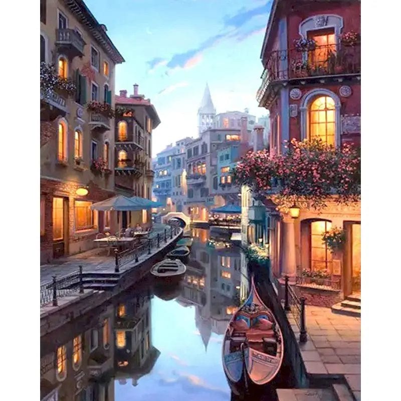 5DDpaints.com arts and crafts kit 99181 / 50x65cm  no frame World of Wonders Paint by Numbers Collection - Scenic Escapes for Every Artist