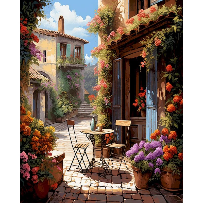 5DDpaints.com arts and crafts kit 9967009 / 50x65cm no frame Charming Vistas Paint by Numbers Collection – DIY Scenic Art Kits