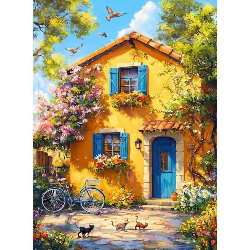 5DDpaints.com arts and crafts kit 9966869 / 50x65cm no frame Charming Vistas Paint by Numbers Collection – DIY Scenic Art Kits