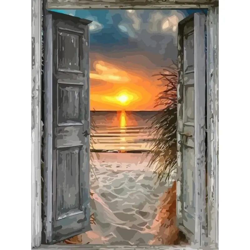 5DDpaints.com arts and crafts kit 995834 / 50x65cm  no frame World of Wonders Paint by Numbers Collection - Scenic Escapes for Every Artist