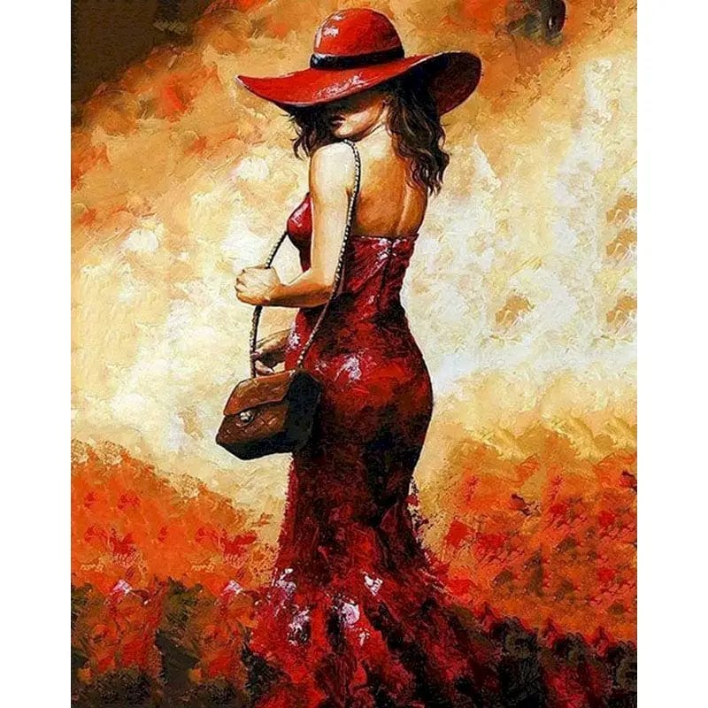 5DDpaints.com arts and crafts kit 99688 / 50x65cm no frame Romantic Moments Paint by Numbers Collection – DIY Canvas Art Kit