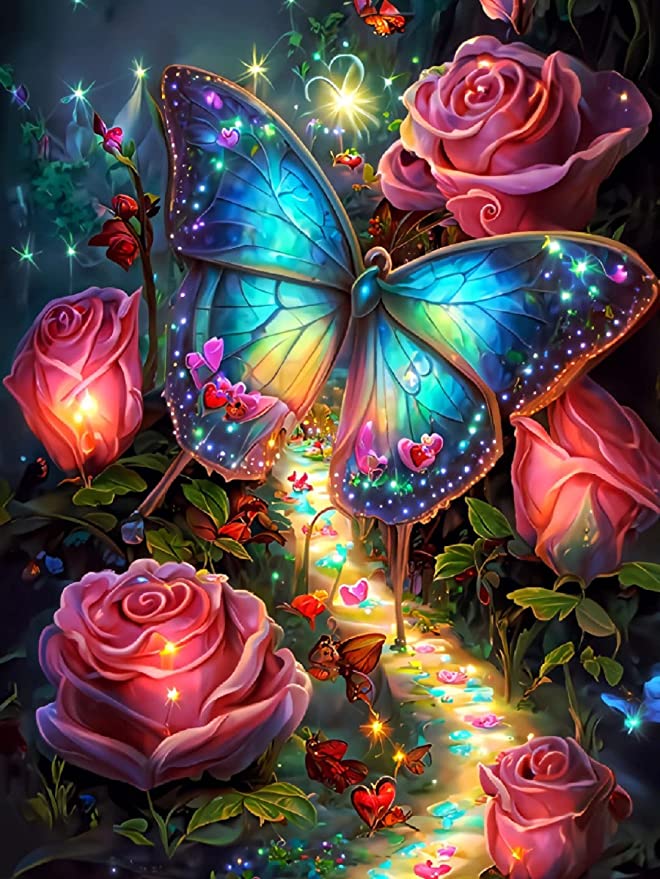 5D Diamond Painting Butterfly Mosiac